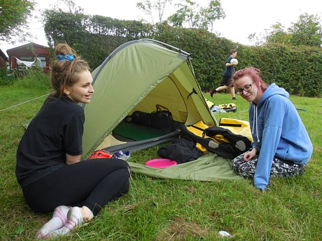 The Public Services group, from Holy Family and Siddal Moor overnight camp