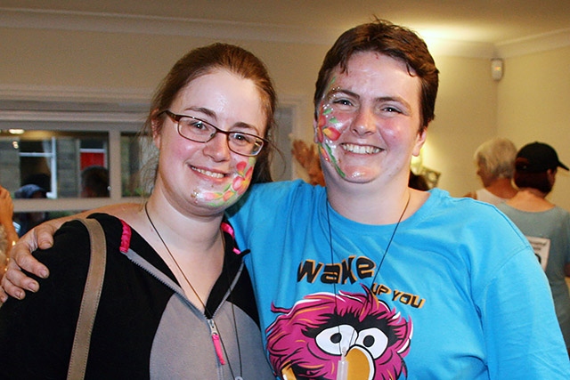 Springhill Hospice Pyjama Parade - Gemma Orr and Julia Tarran