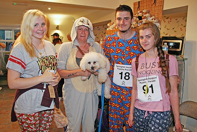 Springhill Hospice Pyjama Parade - The Barnes Family