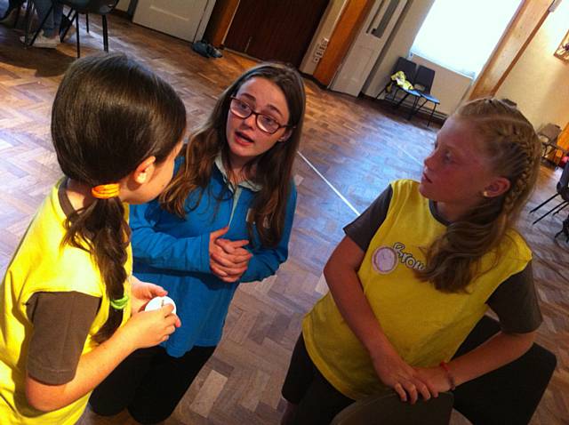 Guides running self-esteem and body confidence sessions for younger girls, as part of Girlguiding's latest resource 'Free Being Me'