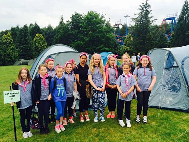 21st Rochdale Guides at Alton Towers