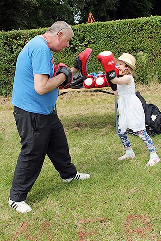 Emily Cook boxing