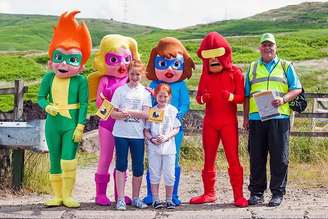 All Star Squad at Blackstone Edge for the Tour de France