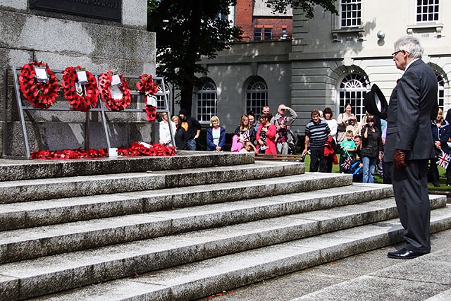 Re-enactment of historic WW1 march