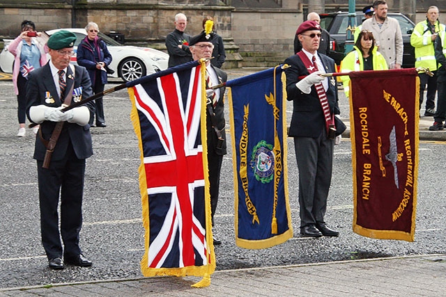 Re-enactment of historic WW1 march