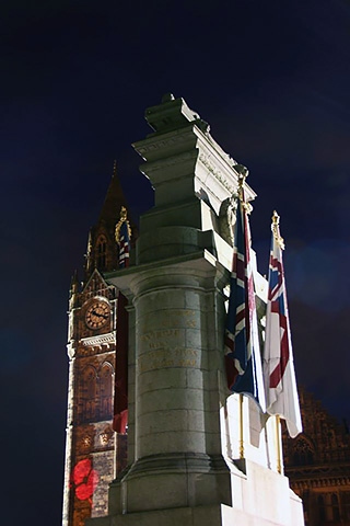 Rochdale commemorates WW1 Centenary with Lights Out