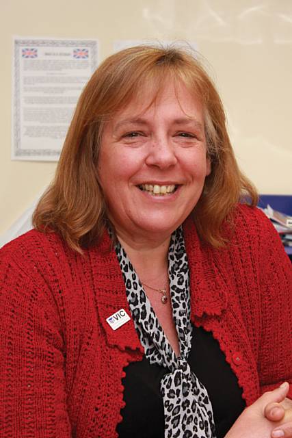 Outreach and community development worker Suzanne Preston