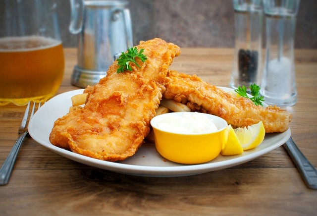 Quintessentially British, fish and chips