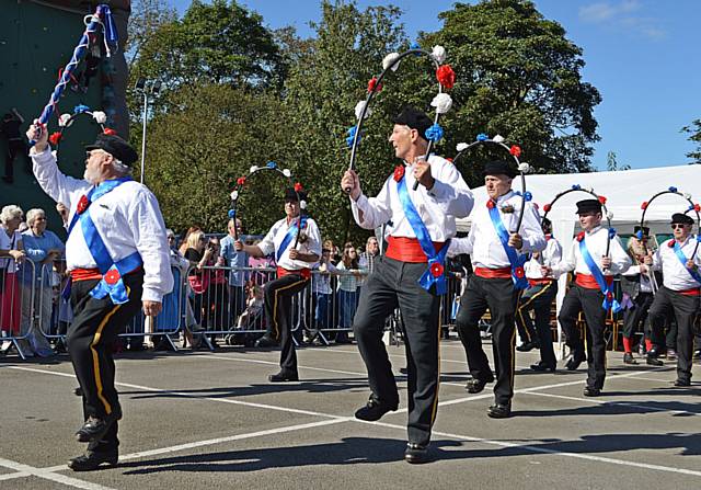 Whitworth Morris Men at the Whitworth Rushcart Celebrations 2014 