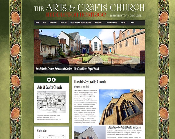 Arts and Craft Church website