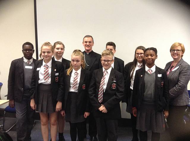 Caritas Ambassadors meet Bishop John