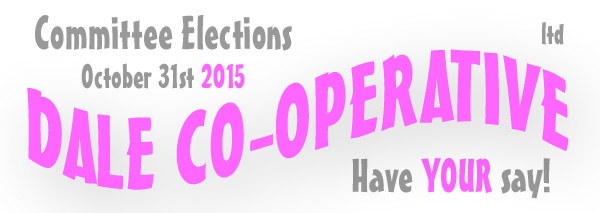 Dale Co-operative executive committee elections 31 October 2015