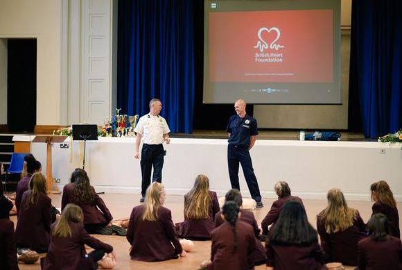 Young people trained to be lifesavers by Greater Manchester Fire and Rescue Service 