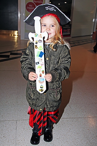 Bella Conner - pirate fun in the Wheatsheaf Shopping Centre