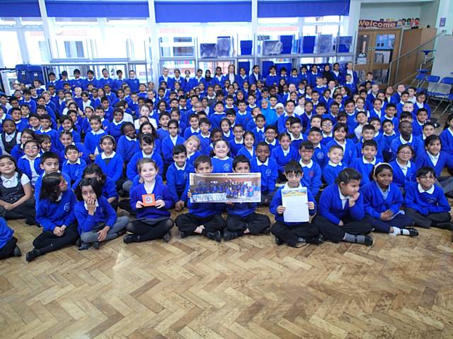 Children at St Peter’s Church of England Primary School