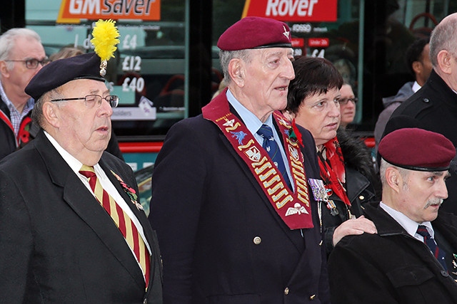 Two minute silence is observed at the Cenotaph to mark Armistice Day