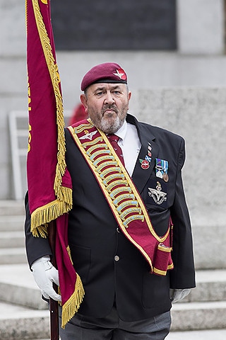 Two minute silence is observed at the Cenotaph to mark Armistice Day