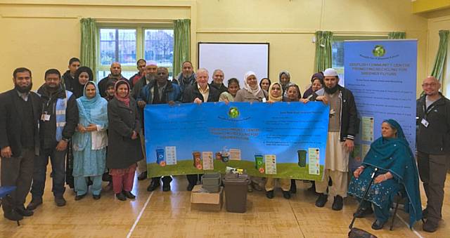 Deeplish Community Centre promoting recycling