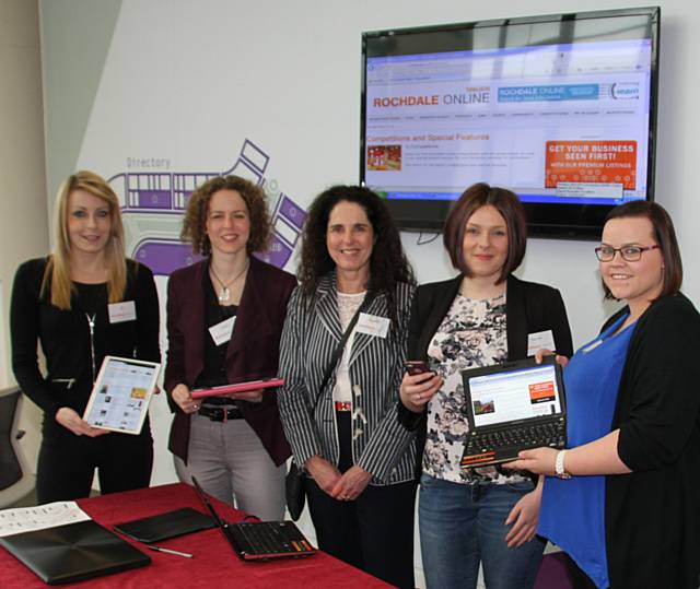 The Rochdale Online Team at the Digital Festival earlier this year