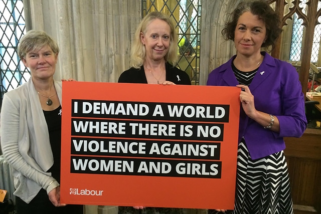 Liz McInnes demands an end to violence against women and girls