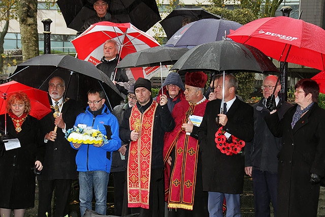 The 82nd anniversary of the Ukrainian Holodomor (famine) recognised in the Memorial Gardens