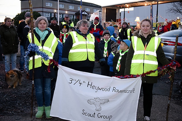 Heywood Christmas lights switch on