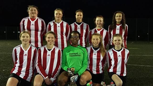 Under 16s girls’ football team