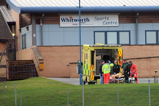 Ambulance at Whitworth High School