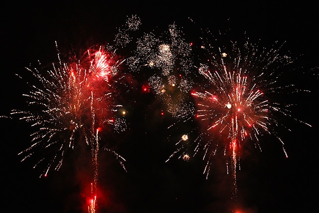 Heywood bonfire firework display