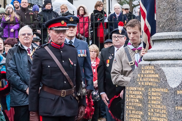 Remembrance Sunday in Wardle