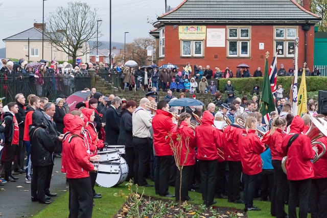 Remembrance Sunday in Wardle