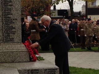 Remembrance Sunday in Heywood