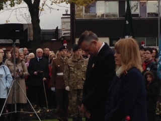 Remembrance Sunday in Heywood