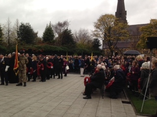 Remembrance Sunday in Heywood