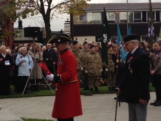 Remembrance Sunday in Heywood