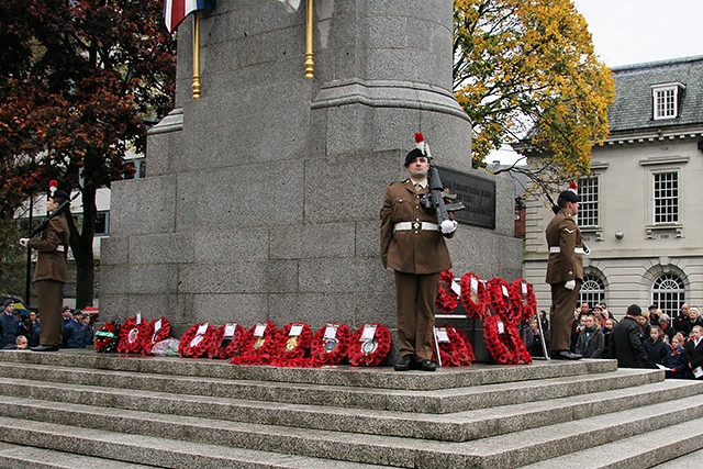 Remembrance Sunday in Rochdale