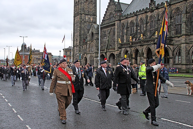 Remembrance Sunday in Rochdale