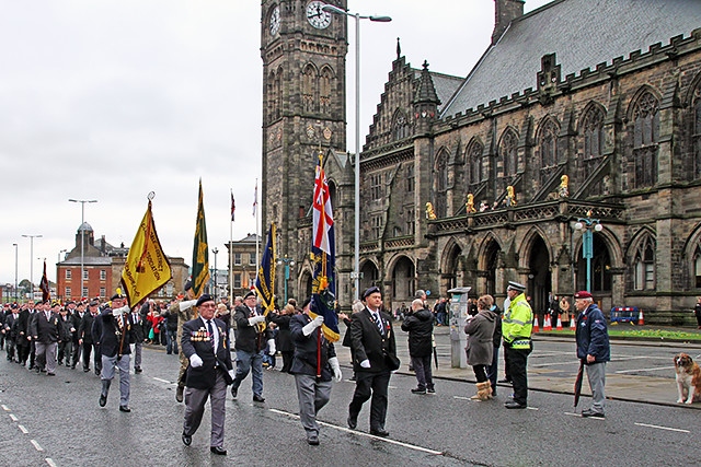 Remembrance Sunday in Rochdale