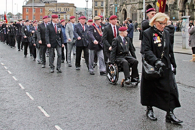 Remembrance Sunday in Rochdale