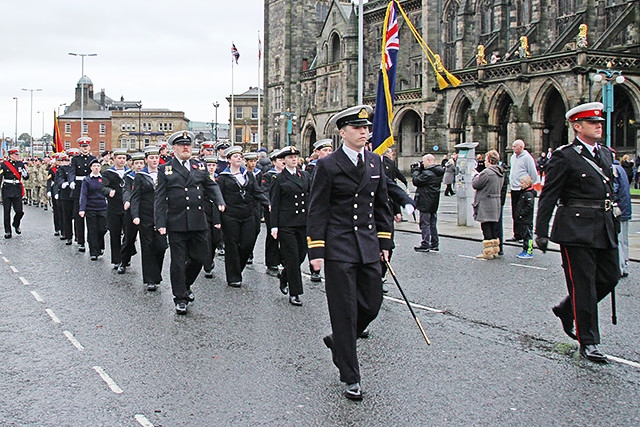 Remembrance Sunday in Rochdale