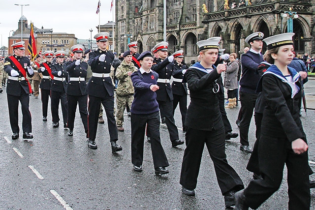 Remembrance Sunday in Rochdale