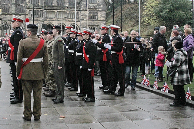 Remembrance Sunday in Rochdale