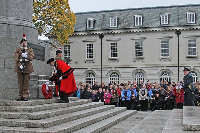 Remembrance Sunday in Rochdale