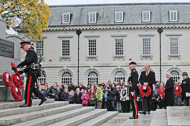 Remembrance Sunday in Rochdale