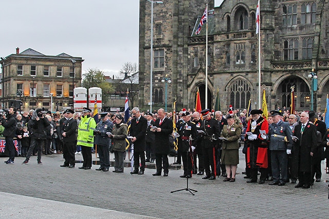 Remembrance Sunday in Rochdale