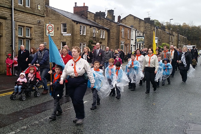 Remembrance Sunday in Milnrow