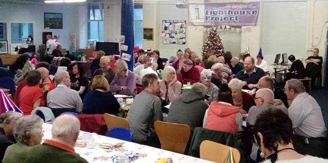 Lighthouse Project visitor Christmas lunch