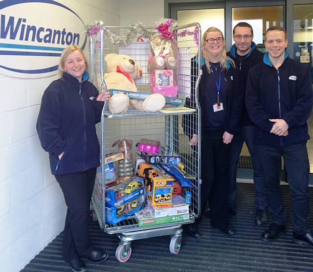 Staff from Wincanton on Kingsway Business Park, another of the local businesses to support this year’s appeal