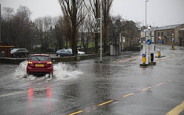 Newhey Road/Dale Street, Milrow, this morning, Saturday 26 December