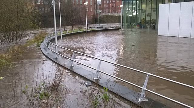 Children's Library at the rear of Number One Riverside on Boxing Day